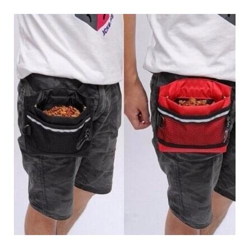 40 pcs/lot Durable Pet Dog Treat Bait Waist Pouch Puppy Reward Based Training Bag with Buckle Belt