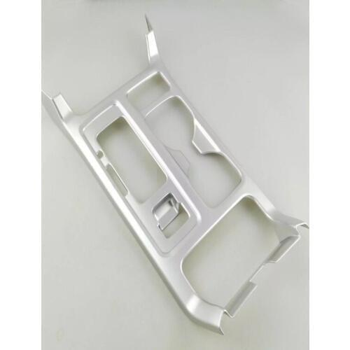 ABS Pearl Chrome Inside Interior Gearshift Knob Cover Trim Panel For Jeep Compass 2017 2018