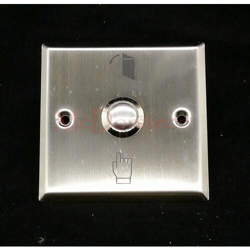 Free Shipping No/Com Stainless Steel Door Exit Button Switch emergency push button switch for home security system