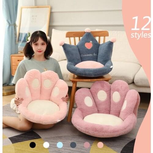 Crown Shape Plush Seat Cushion Home Decorative High Quality Chair Cushion For Living Room Office Relaxing Massage Cushions