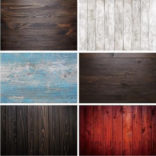 Wooden Backdrop For Photography Dark Planks Board Hardwood Texture Party Doll Portrait Photocall Photo Background Photo Studio