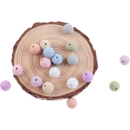 100pcs Baby Silicone Beads Round 12mm Baby Beads For Teeth Baby Goods Necklace Baby Accessories BPA Free Food Grade Silicone