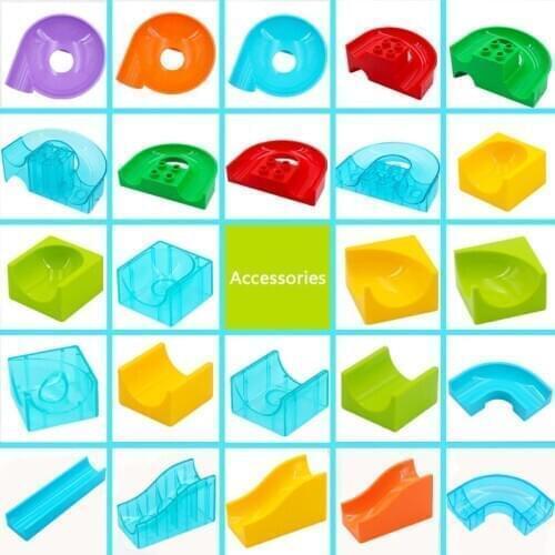DIY Building Blocks Assembly Childrens Slide Building Blocks Parts and Compatible Childrens Creative Educational Toys Xmas Gif