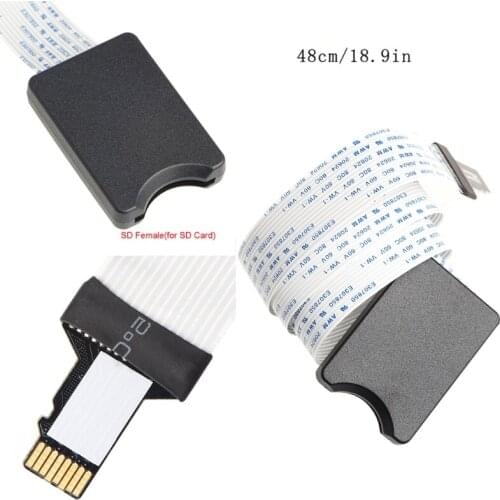 TF To SD SDHC SDXC Flexible Extension Adapter Cable For Car GPS TV
