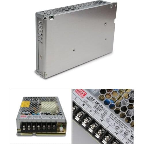 Meanwell LRS-150-24 24v 6.5A meanwell LRS-150 24V 156W Single Output Switching Power Supply