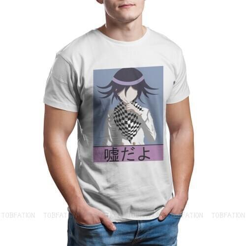 Uso Dayo Kokichi Ouma Hip Hop TShirt Danganronpa Makoto Naegi Monokuma Casual Plus Size T Shirt Newest T-shirt For Men Women