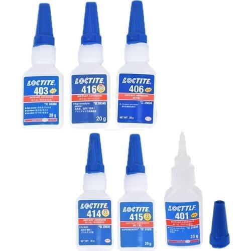 20ml Instant Adhesive Gule 401 403 406 414 415 416 Quick Dry Stronger Super Glue Multi-Purpose Repair Tools Universal