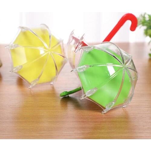Candy Box Environmental Protection Water Resistant Umbrella Shaped Wedding Garden Decor Pill Tin Party Candy Container