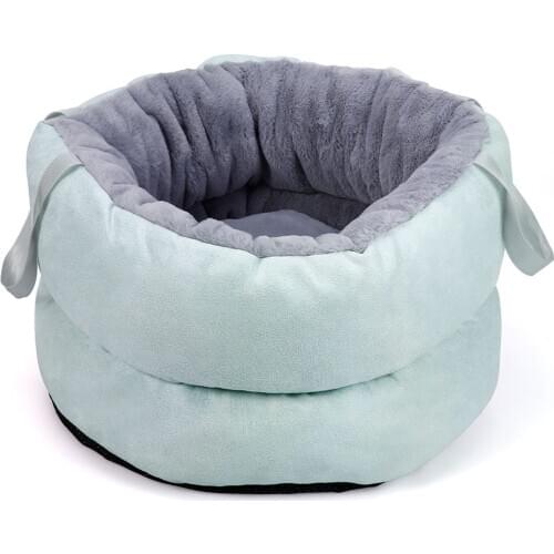 Pet Dog Mat New Multifunctional Portable Pet Nest Pet Litter Winter Dog Mat Warm Dogbed Small Kennel Plush Pet Bed