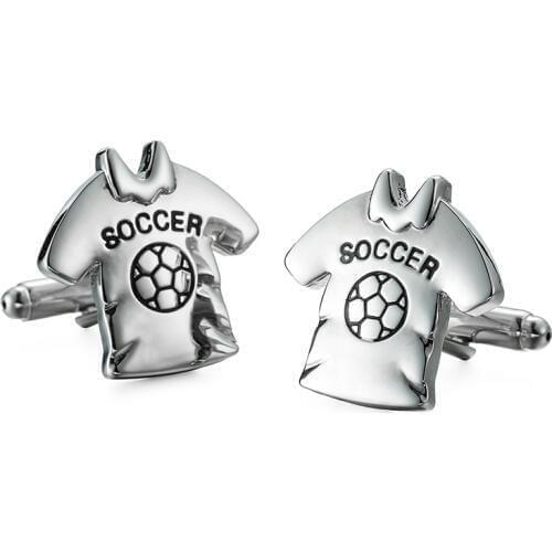 KC-896 High quality mens soccer clothes style Cufflinks French shirt Cufflinks football clothes clothing accessories