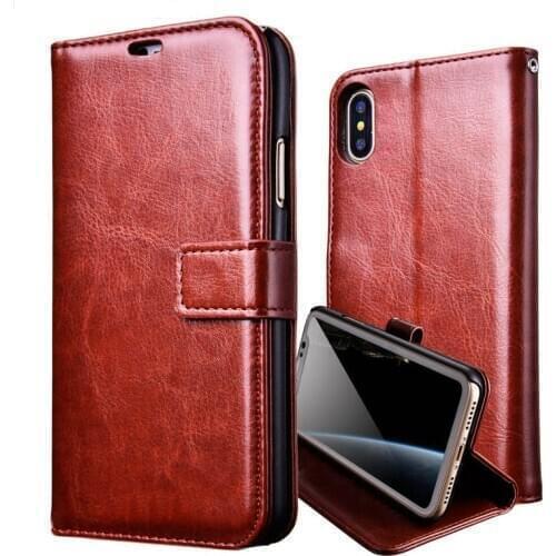 30PCS Luxury PU Leather For iPhone X Case Silicon Cover Flip Phone Cases For iPhone10 Fundas Wallet Leather Phone Bag