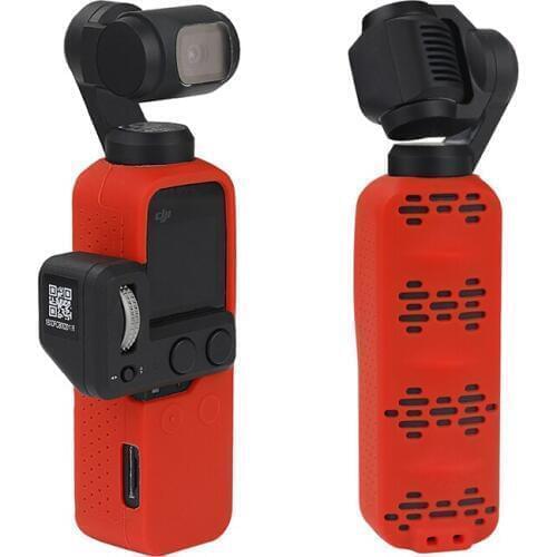 Handheld gimbal camera Silicone Protective cover case with Wrist Strap for dji osmo Pocket camera accessories
