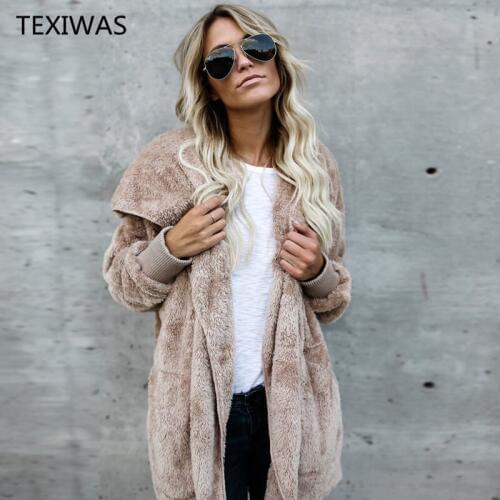 TEXIWAS Artificial Fur Coats