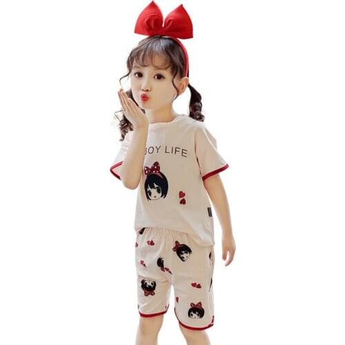 YIzhongxiaoyao Summer Pajamas For Girls