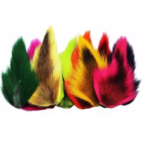 1 pcs 10 colors Large Northen Bucktails Long Strand Dyed Hair Streamers Deceivers Clousers Bass Jigs Fly Fishing Tying Materials