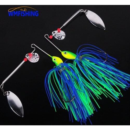 1PS Fishing Lure Wobblers Lures Wobbler Spinners Spoon Bait For Pike Peche Tackle All Artificial Baits Metal Sequins Spinnerbait