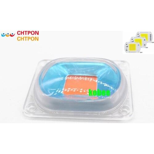 1PCS LED Lens Reflector For LED COB Lamps Include: PC lens+Reflector+Silicone Ring Lamp Cover shades FloodLight DIY