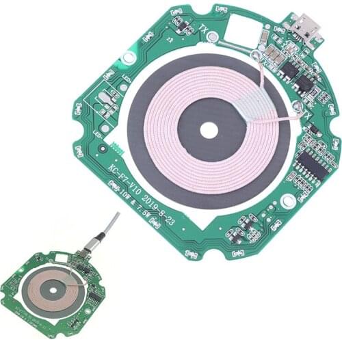 10W QI Fast Wireless Charger PCBA Module Transmitter Circuit Board+ Wireless Charging Diy Circuit Board