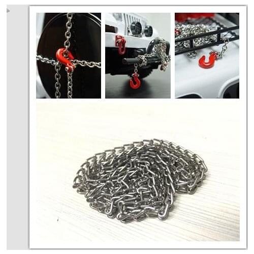 Chains For TAMIYA CC01 PAJERO Wranger Jeep RC SCX10 AXIAL Cherokee Toyota Land Cruiser LC70 LC80 D90 D110 Bumper Winch Capo C2