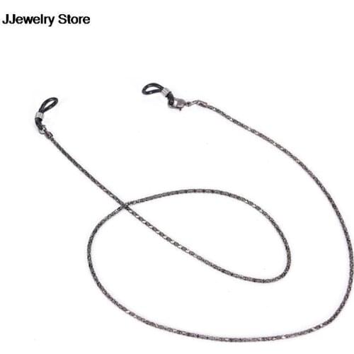 62cm Rose Gold Silver Glass Cord Neck Strap Elegant Eyeglass Chain Sunglasses Reading Beaded Glasses Chain Eyewear Rope Lanyards