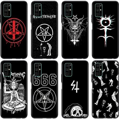 Pentagram 666 Demonic Soft TPU Cover For Honor 9 10 X10 9A 9C 9S 9N 10i 10X 9X Lite Pro 5G Phone Case Shell
