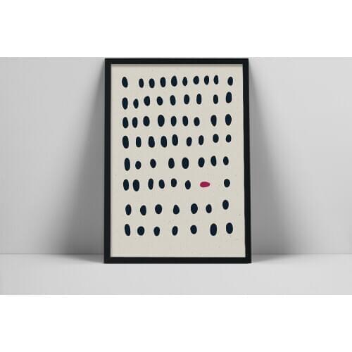 Black, Purple, Yellow Poster, Abstract GICLéE Prints, Minimalist Artwork, Scandinavian Style, Mid Century modern Art, Livingroom