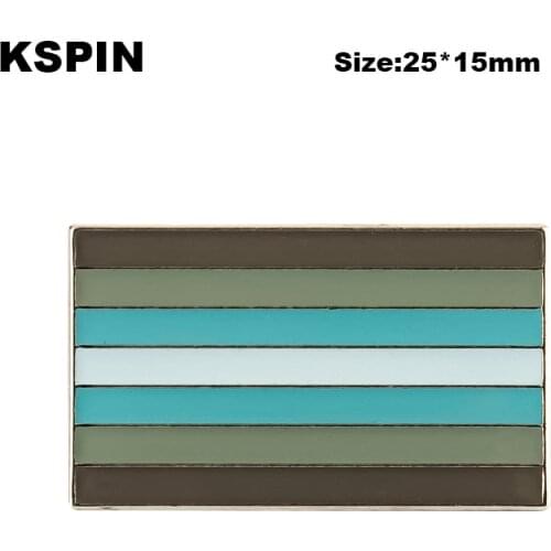Demiboy Pride Flag Badge Flag Brooch National Flag Lapel Pin International Travel Pins XY0888-1