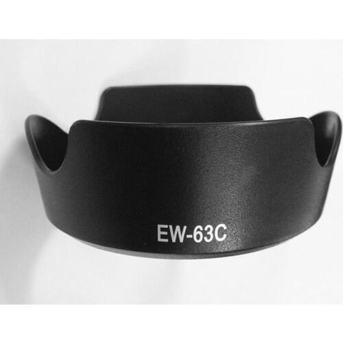 EW-63C Black/white Flower shape Lens Hood for EF-S 18-55mm f/3.5-5.6 IS STM