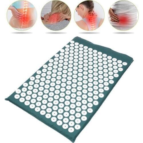 Shiatsu Massager Cushion Massage Yoga Mat Acupressure Reli Stress Back Pain Mat/Pillow Massage Pad Relaxation Yoga Mat