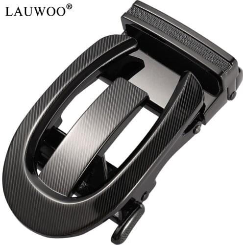 Mens business pants belt Brand-Name genuine leather buckle automatic buckle Fashion design belt buckle