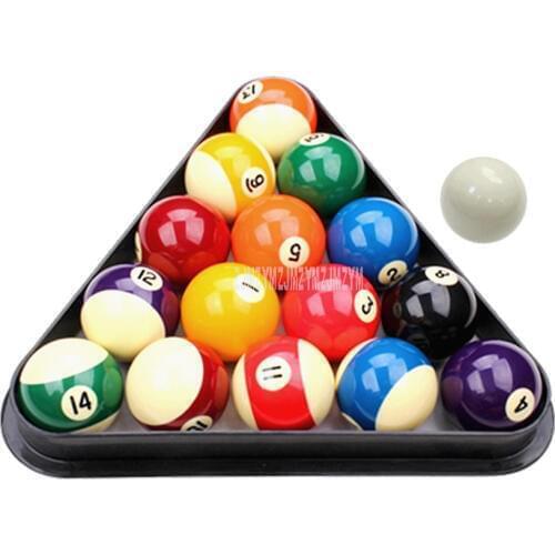 5.72cm American Standard Billiard Ball Set 16 Ball Durable Synthetic Resin Pool Billiard Ball Practice Tool With Triangle Frame