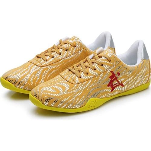 3 Colors Beautiful Tai chi Kung fu Shoes Martial Arts Wing Chun Wushu Footwear Training Sports Sneakers