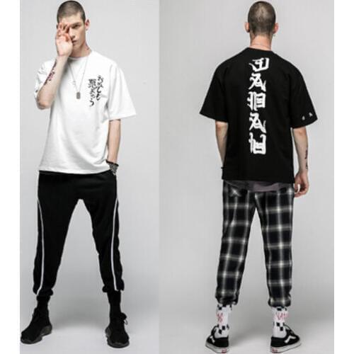 NEW Fashion Summer Mens Short Sleeves Slim Fit Tops Round Collar Casual HipHop Letter Printed T-Shirts