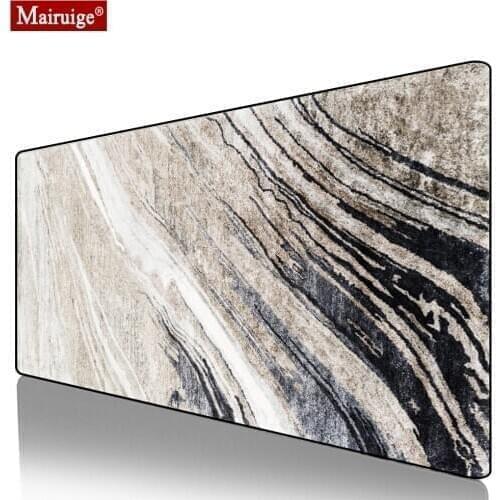 Persian Rug Marble Gray And Black Mouse Pad XXL Gamer Desk Mat Large Keyboard Pad Gaming MousePad 90x40cm for Laptop Table Pads