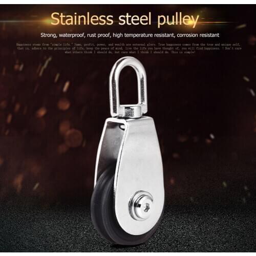 Stainless Steel Fitness Pulley Bearing Heavy Lifting Workout Mute Gym Equipment for Effective Working-out Accessory