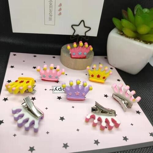 Popular hair accessories pet dog hair clip lovely hairpin puppy headdress TL190915002