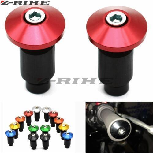 Universal 7/8" 22mm CNCMotorcycle Hand Bar Ends Handlebar Grips Ends FOR Honda Hornet 600 900 CB 1000 R 990 Super R XC