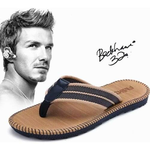 Summer Couples Men And Women Fashion Trend Flip Flops Home Slippers Non-Slip Beach Sewing Cool Student Clip Outside Slides