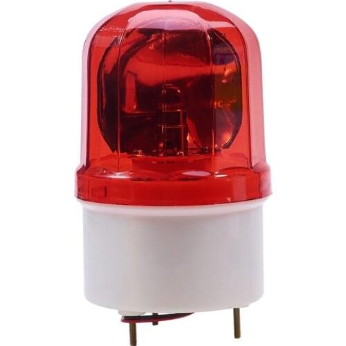 Othmro 1Pcs LTE1101J Warning Light 24V/220V 1W-10W Red Buzzer Sound 90 db Flash Signal Lamp Emergency Bright Industrial Light