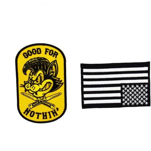 Mixed Band Patches Hot Iron on Embroidered Patch Applique for T-shirt Bags Chaqueta Pants Jacket Jeans DIY Sticker Badges