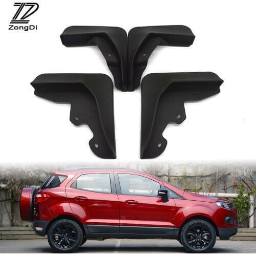 ZD Car Front Rear Mudguards For Ford Ecosport 2013 2014 2015 2016 2017 Car-styling Mudflaps Accessories Fenders 1Set Mud Flaps