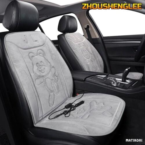 ZHOUSHENGLEE 12V Heated car seat cover for Acura all models CDX RDX ZDX ILX TLX RLX RL TL TLX-L Winter Pad Cushions car styling