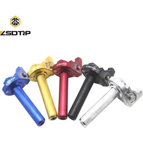 ZSDTRP Universal 22mm 7/8" CNC Aluminum Accelerator Throttle Twist Grips Handlebars Twist Gas Throttle Handle for KTM