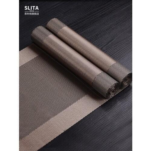 Tea mat bamboo mat tea set accessories table flag waterproof tea mat tea cloth tea table cloth tea flag Zen Chinese style