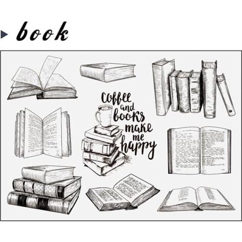 Books/ transparent Clear Silicone Stamp/Seal for DIY scrapbooking/photo album Decorative clear stamp A0489