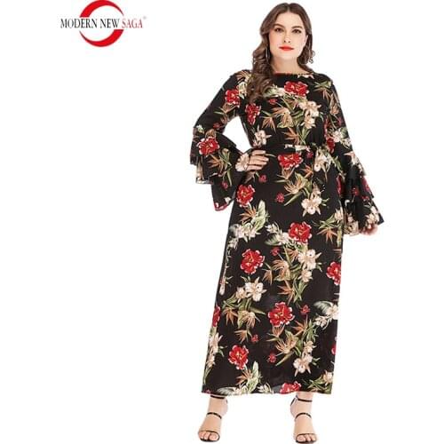Modern new saga Summer Dresses With Print