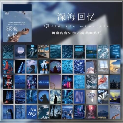 40pcs/set Life Landscape Series Wish Stickers DIY Stationery Notebook Photo Album Decoration Stickers Cute Student Stationery