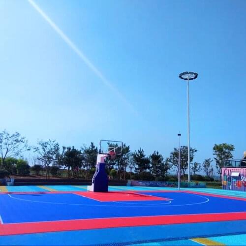 Beable DIY Outdoor Backyard Basketball Court Flooring For Sport Court Tiles