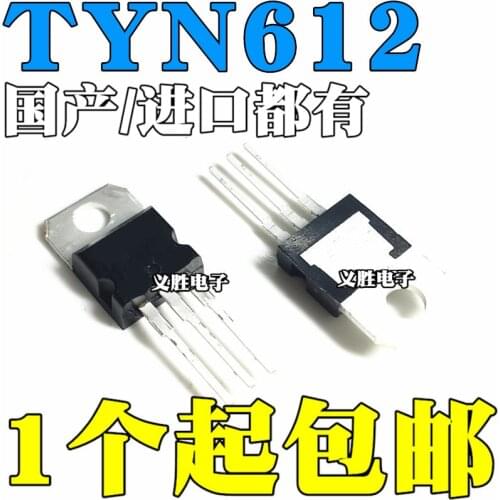 NEW TYN612 TO-220 600V/12A/1W One-way thyristor thyristor Unidirectional thyristor inverter/thyristor