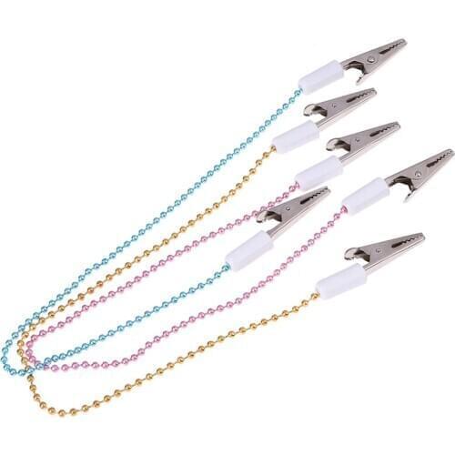 1PCS Disposable Beads Clip Dental Scarves Aprons Pad Bib Clip Iron/Stainless Steel For Lab Supplies